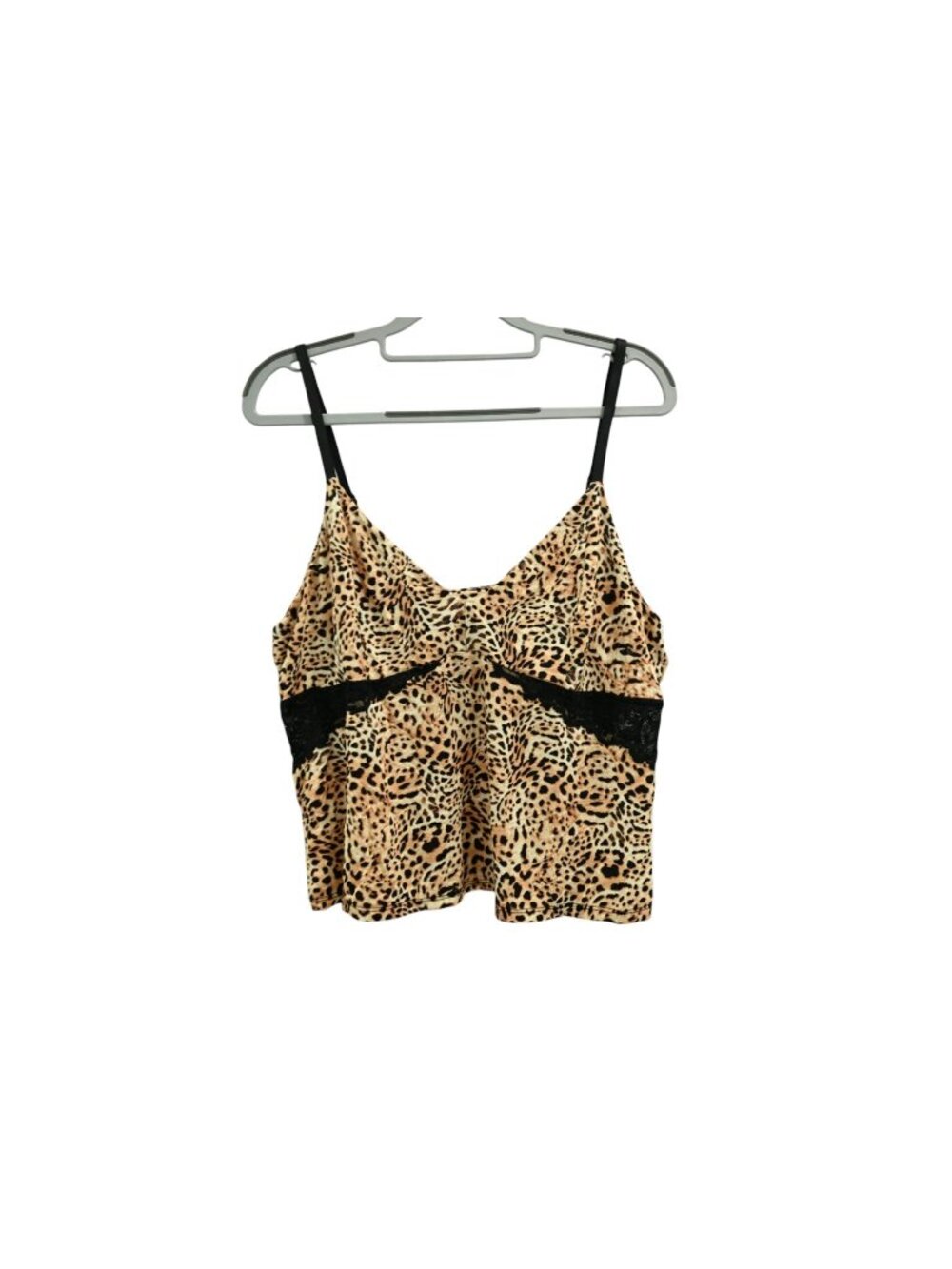 NWT INC International Concepts Sleeveless Sleep Lounge Cami Sz XL Leopard Print